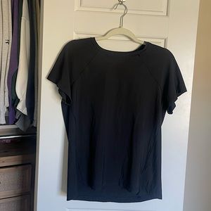Athleta black tee, size S